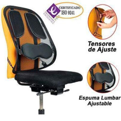 8029901 FELLOWES RESPALDO ERGONÓMICO DE REJILLA MESH PROFESIONAL