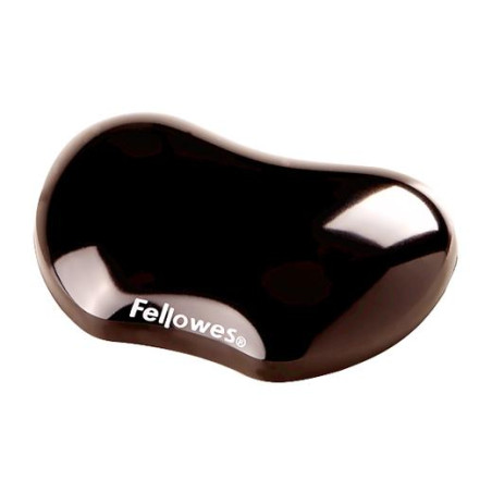 9112301 FELLOWES REPOSAMUÑECAS GEL FLEXIBLE CRYSTAL NEGRO