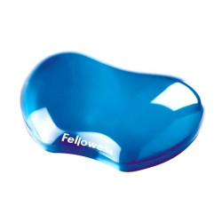 91177-72 FELLOWES REPOSAMUÑECAS GEL FLEXIBLE CRYSTAL AZUL