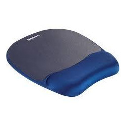 9172801 FELLOWES ALFOMBRILLA CON REPOSAMUÑECAS MEMORY FOAM AZUL