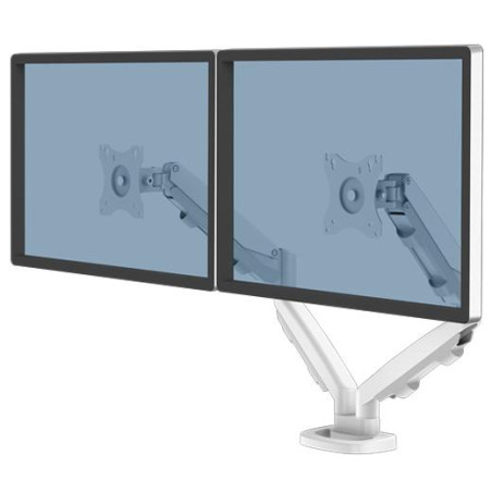 9683501 FELLOWES BRAZO BLANCO PARA MONITOR DOBLE EPPA TM