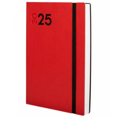 621163025 FINOCAM AGENDA ANUAL DYNAMIC MARA Y10-140X204MM 1DP ROJO 2025