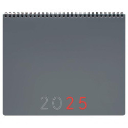 625505025 FINOCAM PLANIFICADOR AGENDA ANUAL + NOTAS 250X200MM MES VISTA GRIS INTERNACIONAL