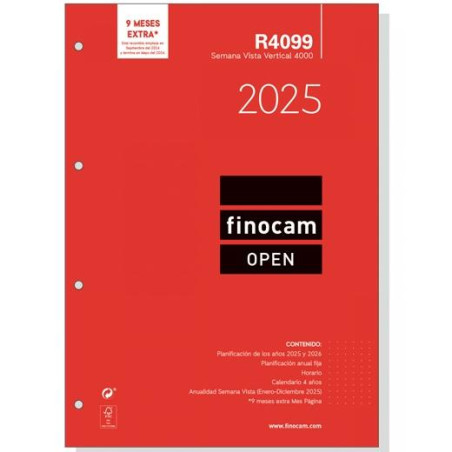 711640025 FINOCAM RECAMBIO ANUAL OPEN R4099 4000-210X297MM SVV 2025