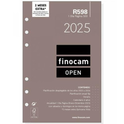 711670025 FINOCAM RECAMBIO ANUAL OPEN R598 500-117X181MM 1DP 2025