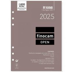 711680025 FINOCAM RECAMBIO ANUAL OPEN R1098 1000-155X215MM 1DP 2025