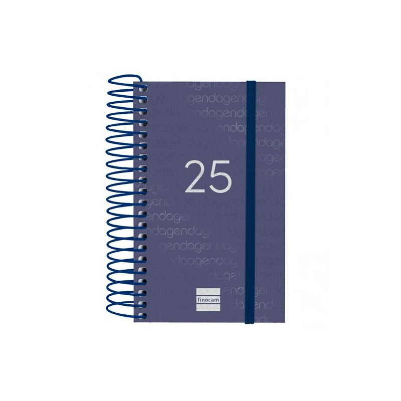 741081025 FINOCAM AGENDA ANUAL YEAR ESPIRAL E3-79X127MM 1DP AZUL 2025