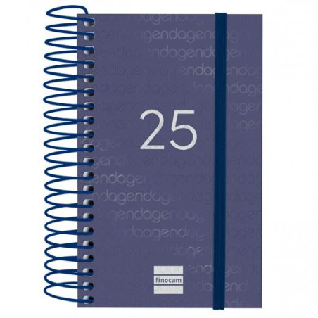 741081025 FINOCAM AGENDA ANUAL YEAR ESPIRAL E3-79X127MM 1DP AZUL 2025