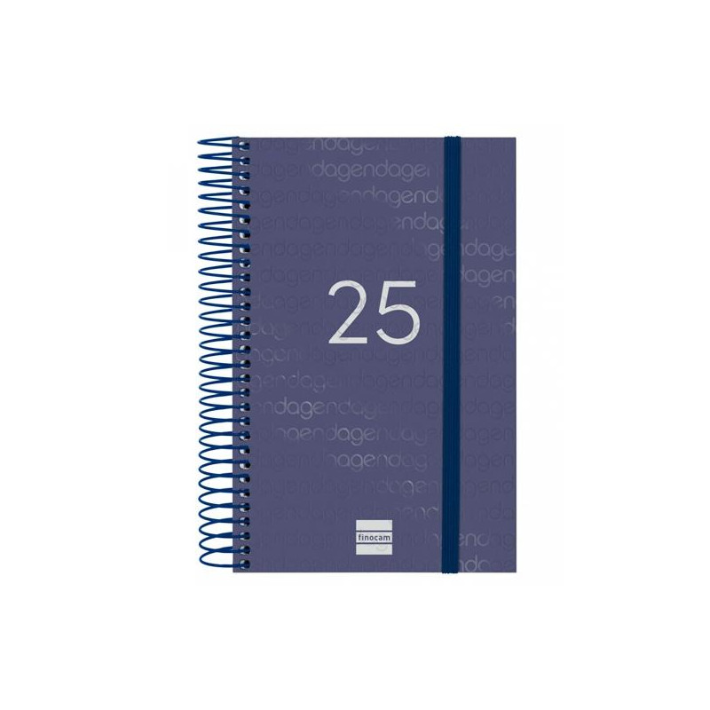 741091025 FINOCAM AGENDA ANUAL YEAR ESPIRAL E5-117X181MM 1DP AZUL 2025