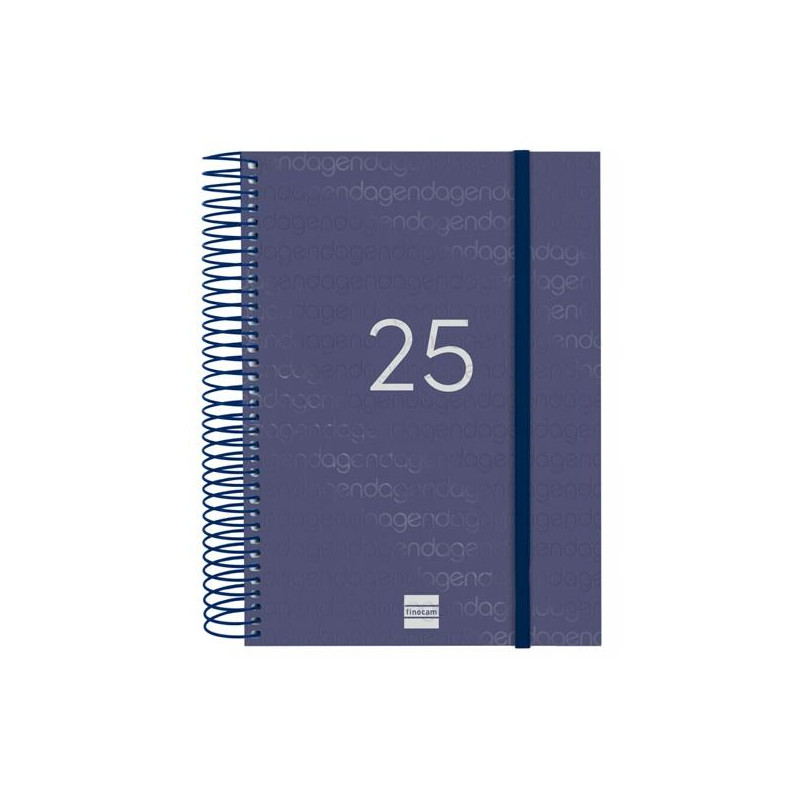 741101025 FINOCAM AGENDA ANUAL YEAR ESPIRAL E10-155X212MM 1DP AZUL 2025