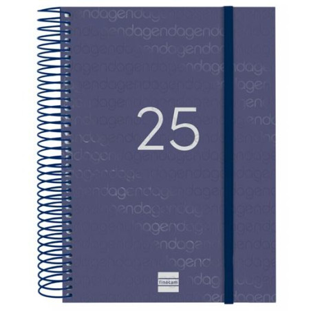 741101025 FINOCAM AGENDA ANUAL YEAR ESPIRAL E10-155X212MM 1DP AZUL 2025