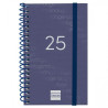 741421025 FINOCAM AGENDA ANUAL YEAR ESPIRAL E3-79X127MM SVH AZUL 2025