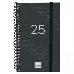 741426025 FINOCAM AGENDA ANUAL YEAR ESPIRAL E3-79X127MM SVH NEGRO 2025