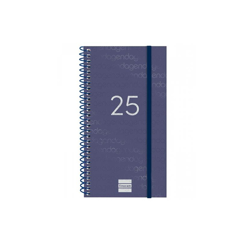 741431025 FINOCAM AGENDA ANUAL YEAR ESPIRAL E9-94X171MM SVH AZUL 2025