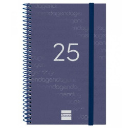 741441025 FINOCAM AGENDA ANUAL YEAR ESPIRAL E5-117X181MM SVH AZUL 2025