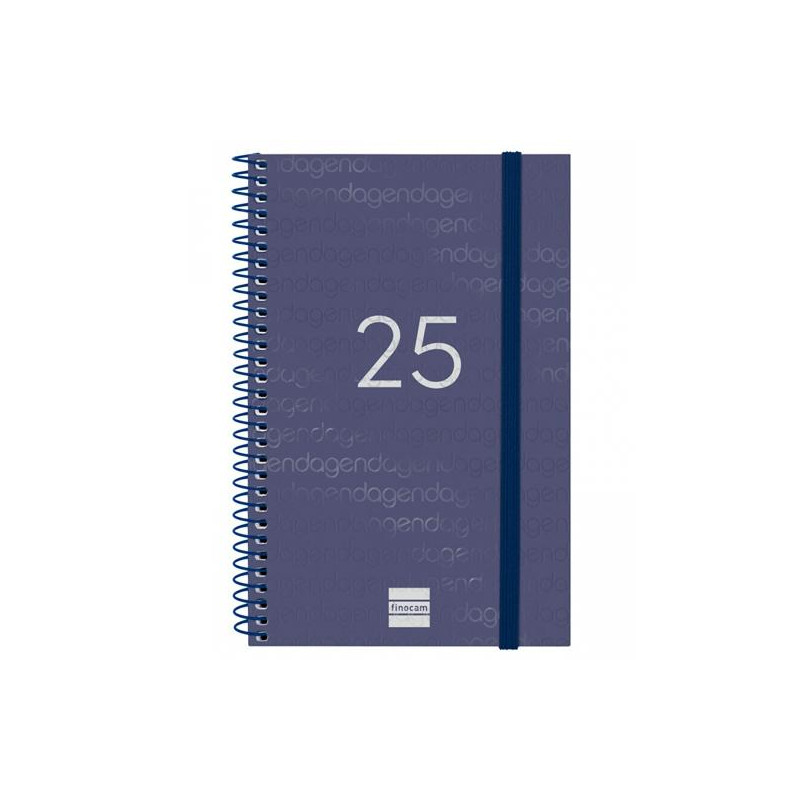 741441025 FINOCAM AGENDA ANUAL YEAR ESPIRAL E5-117X181MM SVH AZUL 2025