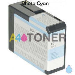 Cartucho de tinta Epson T5805 photo cyan compatible con Epson C13T580500
