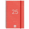 741443025 FINOCAM AGENDA ANUAL YEAR ESPIRAL E5-117X181MM SVH ROJO 2025