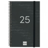 741446025 FINOCAM AGENDA ANUAL YEAR ESPIRAL E5-117X181MM SVH NEGRO 2025