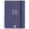 741451025 FINOCAM AGENDA ANUAL YEAR ESPIRAL E10-155X212MM SVH AZUL 2025