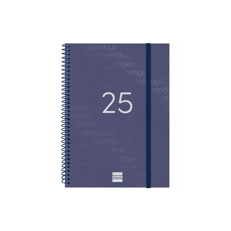 742031025 FINOCAM AGENDA ANUAL YEAR ESPIRAL E10-155X212MM SVV AZUL 2025