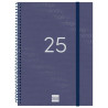 742031025 FINOCAM AGENDA ANUAL YEAR ESPIRAL E10-155X212MM SVV AZUL 2025