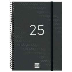 742036025 FINOCAM AGENDA ANUAL YEAR ESPIRAL E10-155X212MM SVV NEGRO 2025