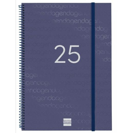 742041025 FINOCAM AGENDA ANUAL YEAR ESPIRAL E40-210X297MM SVV AZUL 2025