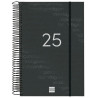 742076025 FINOCAM AGENDA ANUAL YEAR ESPIRAL E11-165X242MM 1DP NEGRO 2025