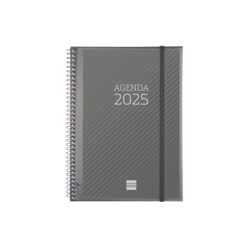 742100025 FINOCAM AGENDA ANUAL PERSONALIZABLE ESPIRAL E10-155X212MM SVV BASICS 2025