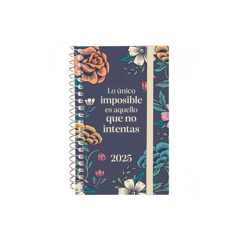 742202525 FINOCAM AGENDA ANUAL DESIGN COLLECTION ESPIRAL E3-79X127MM SVH IMPOSIBLE 2025