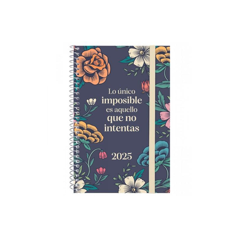 742212525 FINOCAM AGENDA ANUAL DESIGN COLLECTION ESPIRAL E5-117X181MM SVH IMPOSIBLE 2025