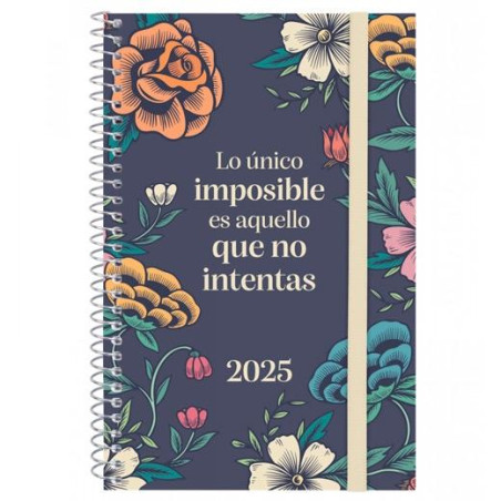 742212525 FINOCAM AGENDA ANUAL DESIGN COLLECTION ESPIRAL E5-117X181MM SVH IMPOSIBLE 2025