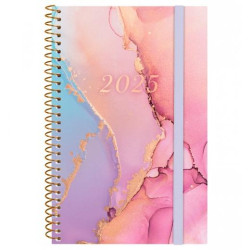 742212625 FINOCAM AGENDA ANUAL DESIGN COLLECTION ESPIRAL E5-117X181MM SVH GOLDY 2025