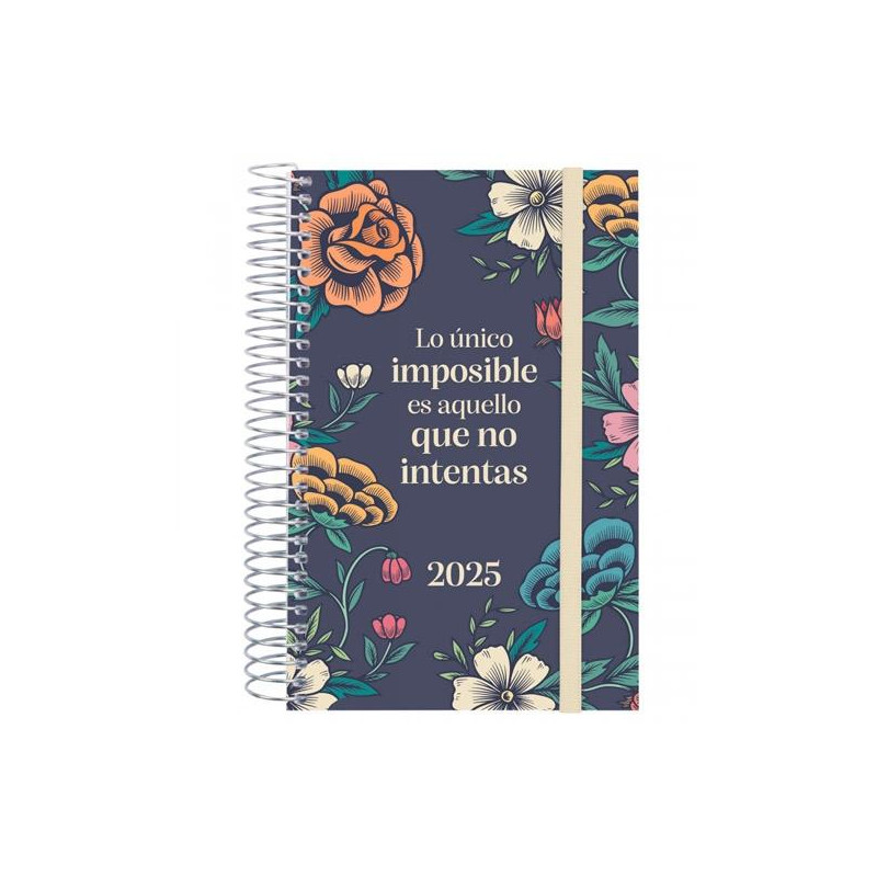 742292525 FINOCAM AGENDA ANUAL DESIGN COLLECTION ESPIRAL E5-117X181MM 1DP IMPOSIBLE 2025