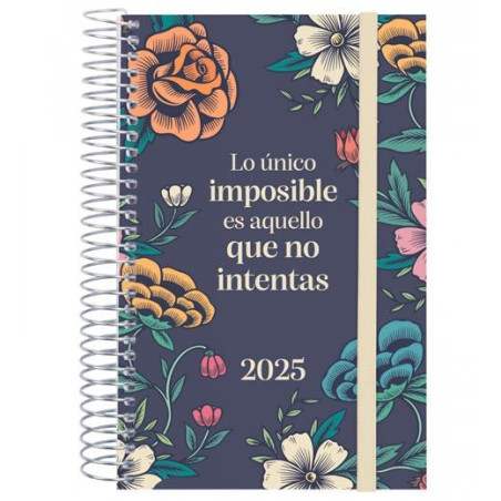 742292525 FINOCAM AGENDA ANUAL DESIGN COLLECTION ESPIRAL E5-117X181MM 1DP IMPOSIBLE 2025