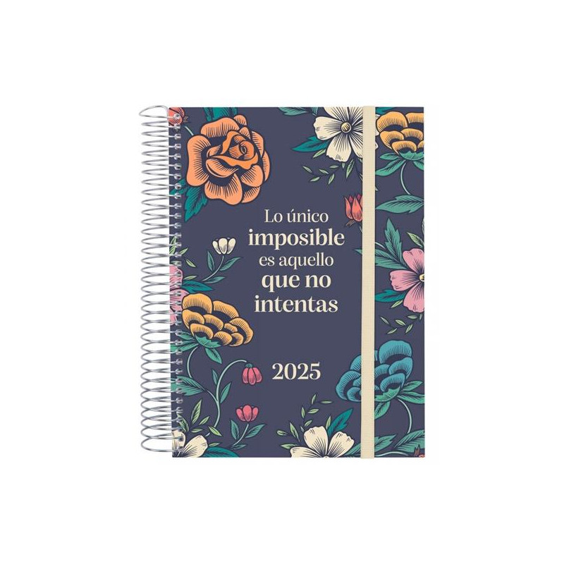 742312525 FINOCAM AGENDA ANUAL DESIGN COLLECTION ESPIRAL E10-155X212MM 1DP IMPOSIBLE 2025