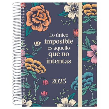 742312525 FINOCAM AGENDA ANUAL DESIGN COLLECTION ESPIRAL E10-155X212MM 1DP IMPOSIBLE 2025