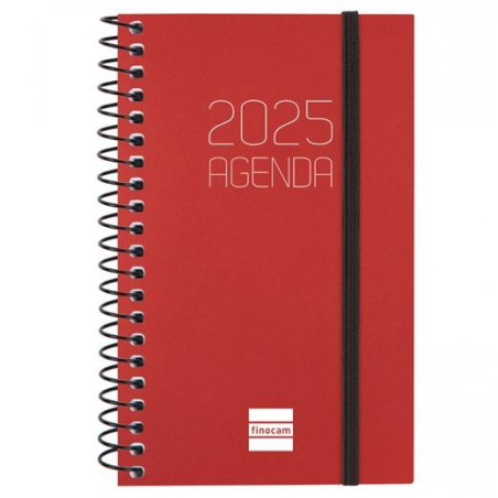 742717425 FINOCAM AGENDA ANUAL OPAQUE ESPIRAL E3-79X127MM SVH BURDEOS 2025