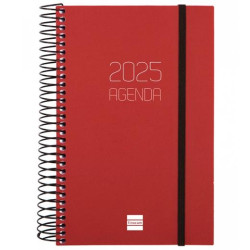 742907425 FINOCAM AGENDA ANUAL OPAQUE ESPIRAL E5-117X181MM 1DP BURDEOS 2025