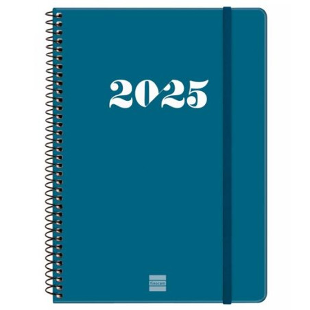 743501025 FINOCAM AGENDA ANUAL MY ESPIRAL E10-155X212MM SVH AZUL 2025