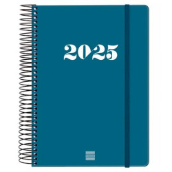 743521025 FINOCAM AGENDA ANUAL MY ESPIRAL E10-155X212MM 1DP AZUL 2025