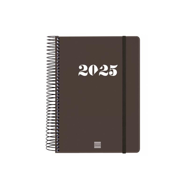 743526025 FINOCAM AGENDA ANUAL MY ESPIRAL E10-155X212MM 1DP NEGRO 2025