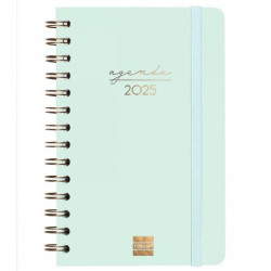 762000325 FINOCAM AGENDA ANUAL ALMA ESPIRAL E5-117X181MM SVH MENTA 2025