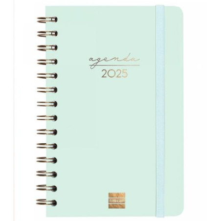 762000325 FINOCAM AGENDA ANUAL ALMA ESPIRAL E5-117X181MM SVH MENTA 2025