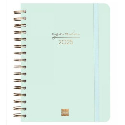 762040325 FINOCAM AGENDA ANUAL ALMA ESPIRAL E10-155X212MM 1DP MENTA 2025