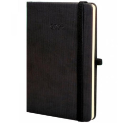 881746025 FINOCAM AGENDA ANUAL MINIMAL TEXTURA M4-118X168MM SVH NEGRO 2025