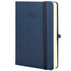 881781025 FINOCAM AGENDA ANUAL MINIMAL TEXTURA M4-118X168MM 1DP AZUL 2025