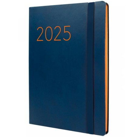 883361025 FINOCAM AGENDA ANUAL FLEXI LISA FA5-148X210MM SVV AZUL 2025