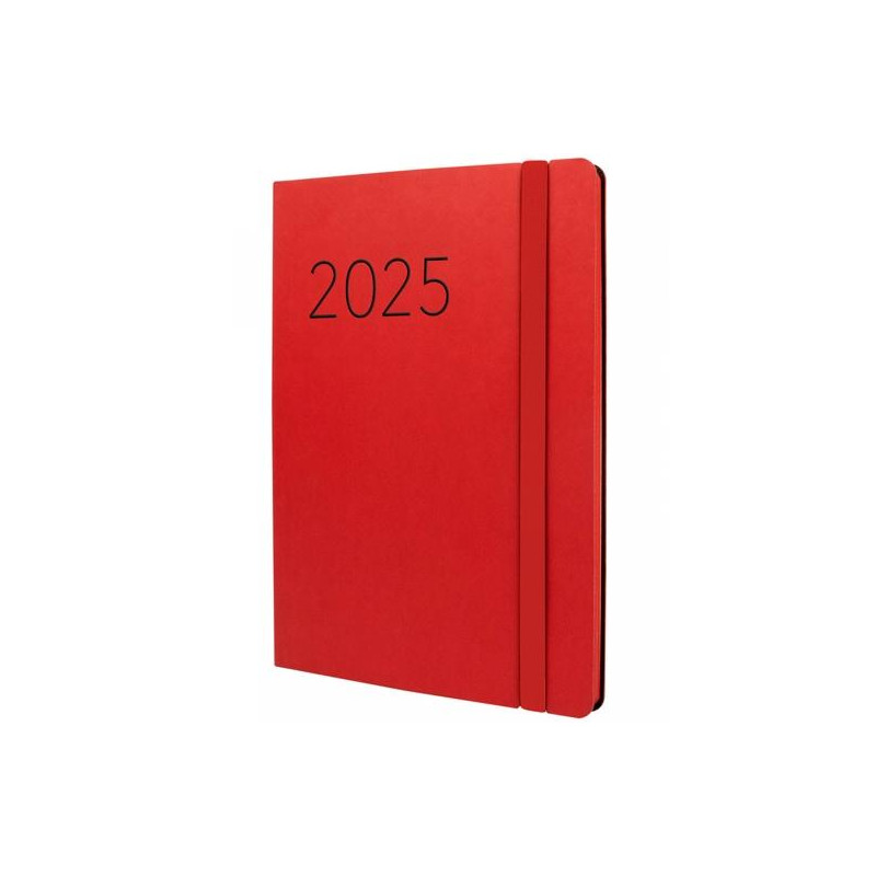 883363025 FINOCAM AGENDA ANUAL FLEXI LISA FA5-148X210MM SVV ROJO 2025